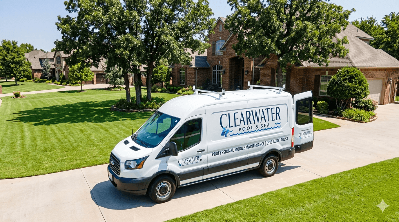 The original Clearwater Pool & Spa service truck, circa 2011
