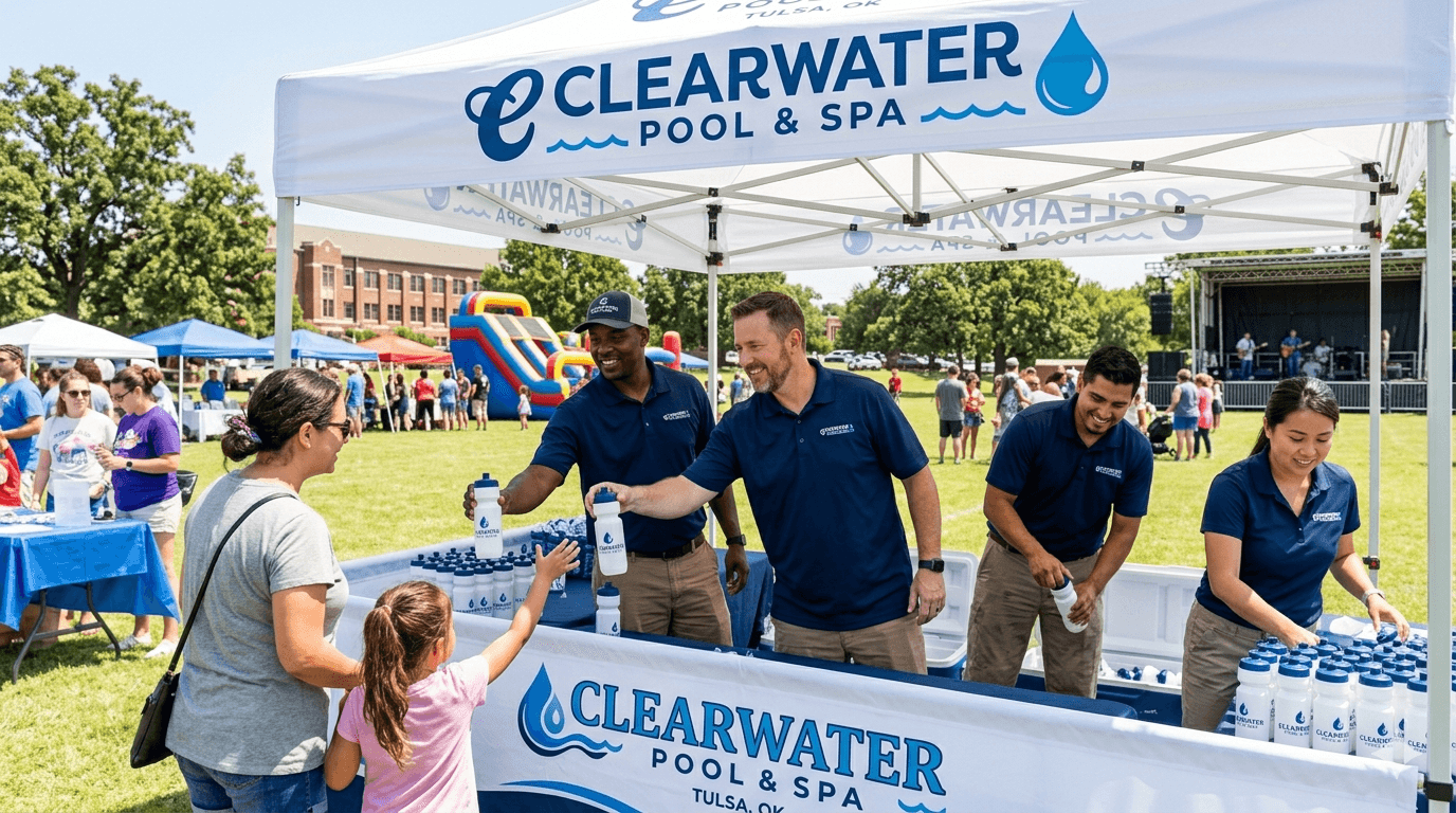Clearwater Pool & Spa's involvement with Jenks Swim Club in Tulsa, Oklahoma