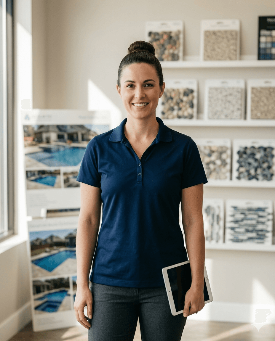 Maria Santos, Service Manager at Clearwater Pool & Spa