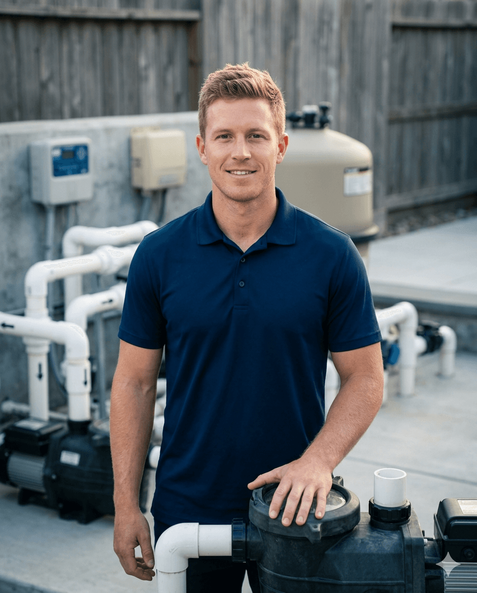 Ryan Obert, Lead Construction Project Manager at Clearwater Pool & Spa