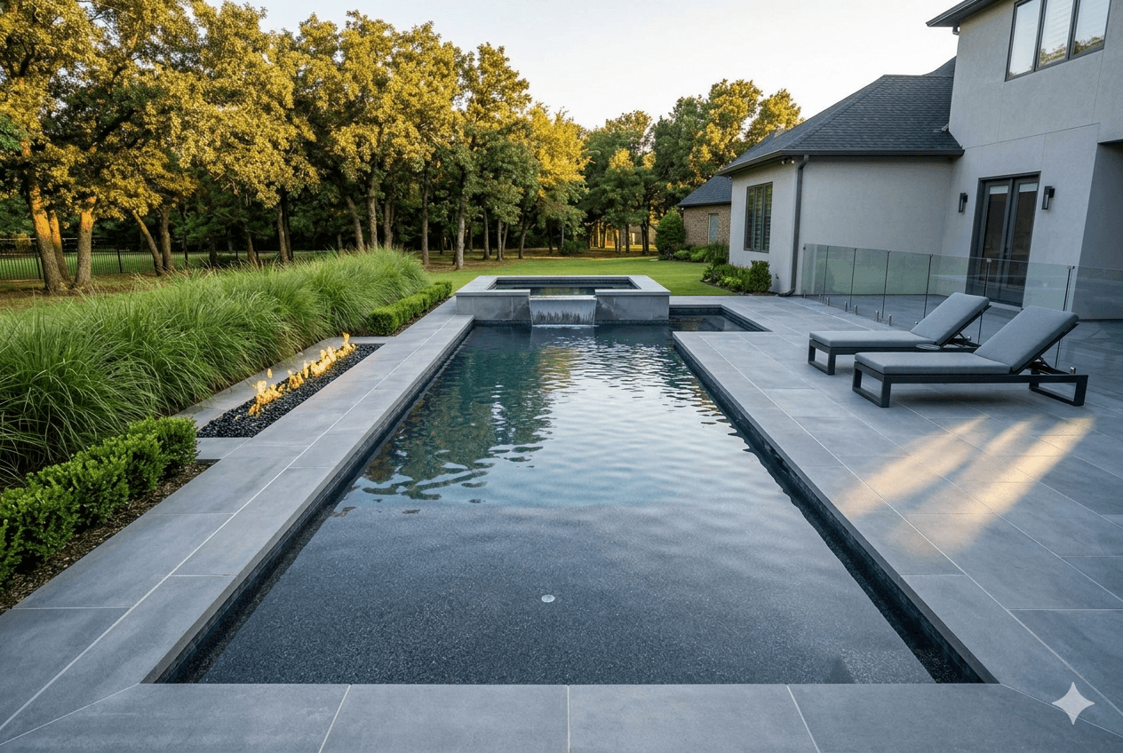 Lap Pool + Spa · South Tulsa